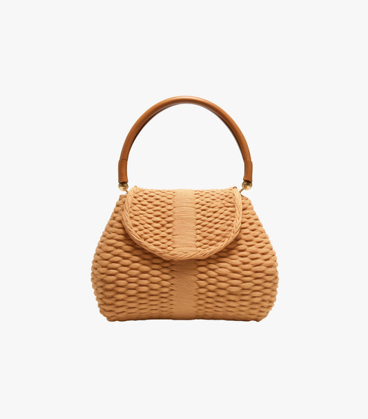 Tan Woven Tote