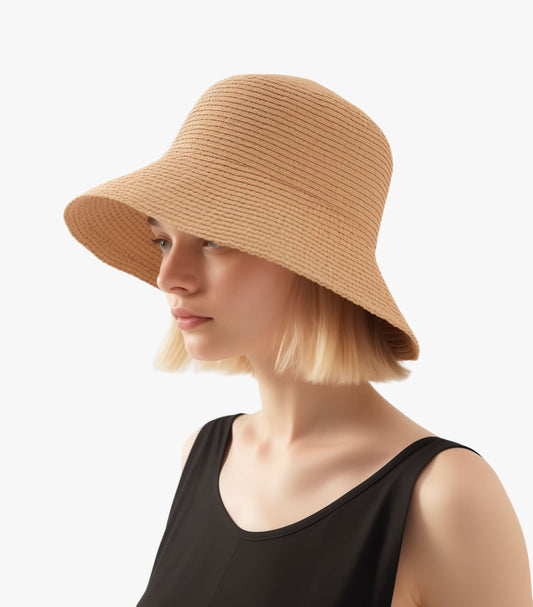 Straw Bucket Hat